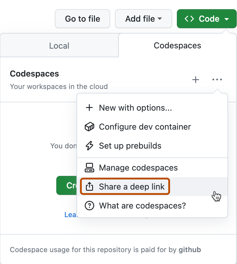 Facilitating Quick Creation And Resumption Of Codespaces - GitHub Docs