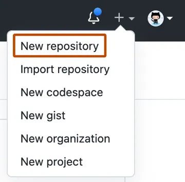 Create a new repository