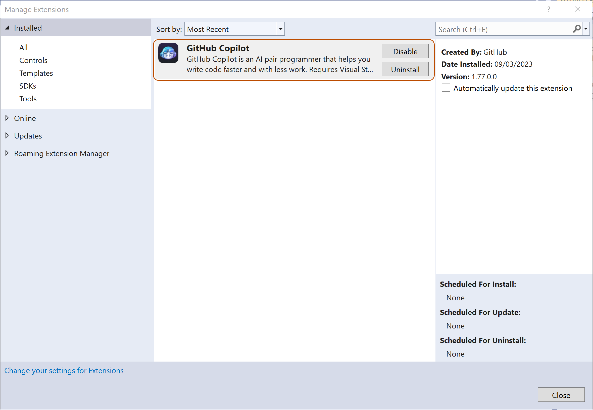 Getting started with GitHub Copilot in Visual Studio 2022 - Install & Login  