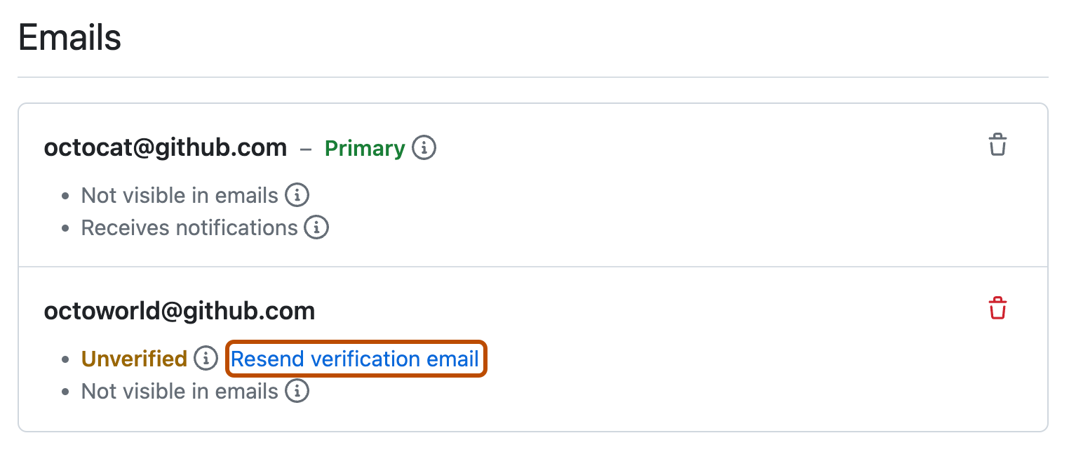 Verifying Your Email Address Github Docs